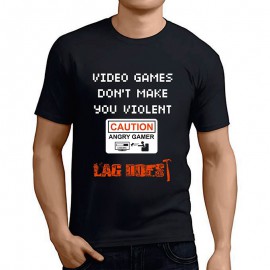 Camiseta gamer Lag Does