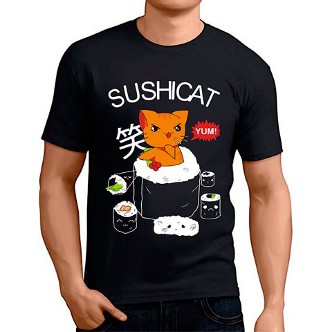Camiseta Sushi Cat